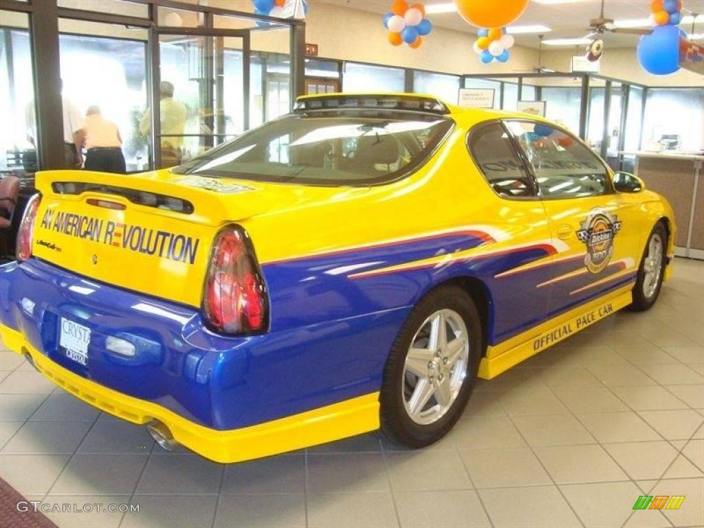 2004 Monte Carlo Supercharged SS Dickies 500 Official Pace Car - Competition Yellow / Ebony Black photo #9
