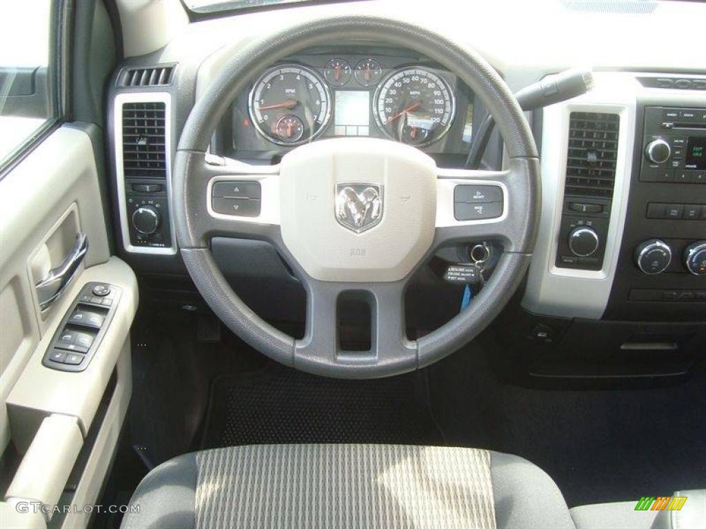 2009 Ram 1500 SLT Quad Cab 4x4 - Mineral Gray Metallic / Dark Slate/Medium Graystone photo #6