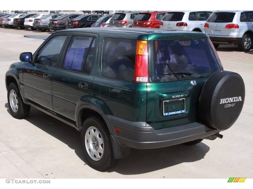1999 CR-V LX 4WD - Clover Green Pearl / Charcoal photo #3
