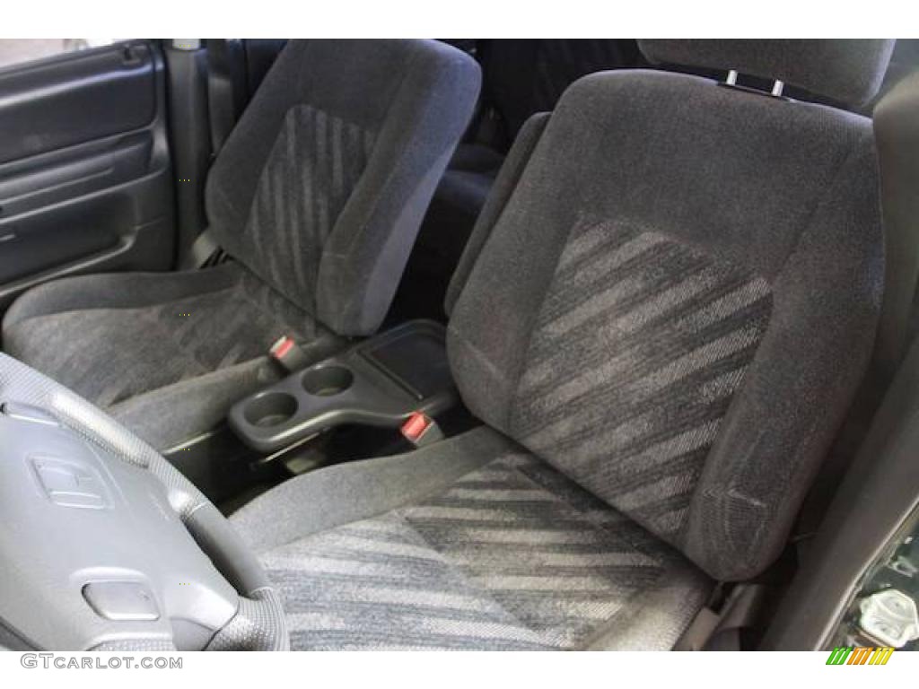 1999 CR-V LX 4WD - Clover Green Pearl / Charcoal photo #7