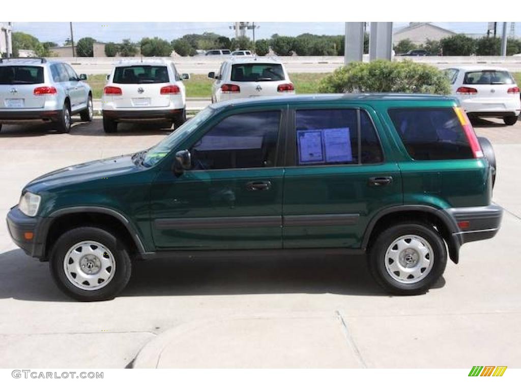 1999 CR-V LX 4WD - Clover Green Pearl / Charcoal photo #12