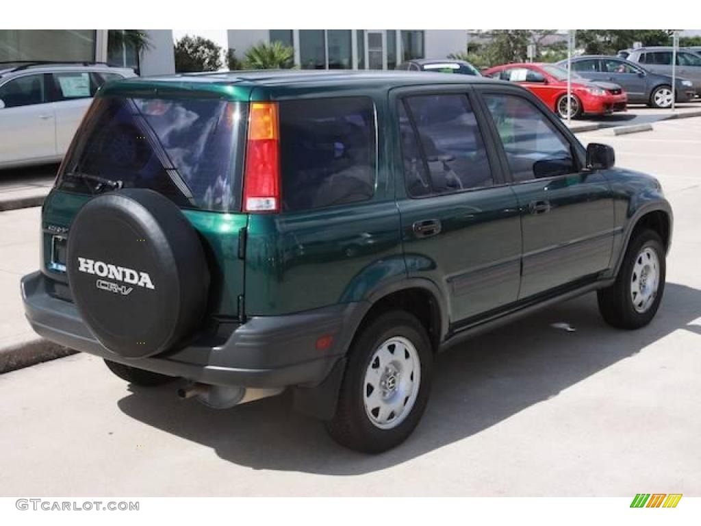 1999 CR-V LX 4WD - Clover Green Pearl / Charcoal photo #14