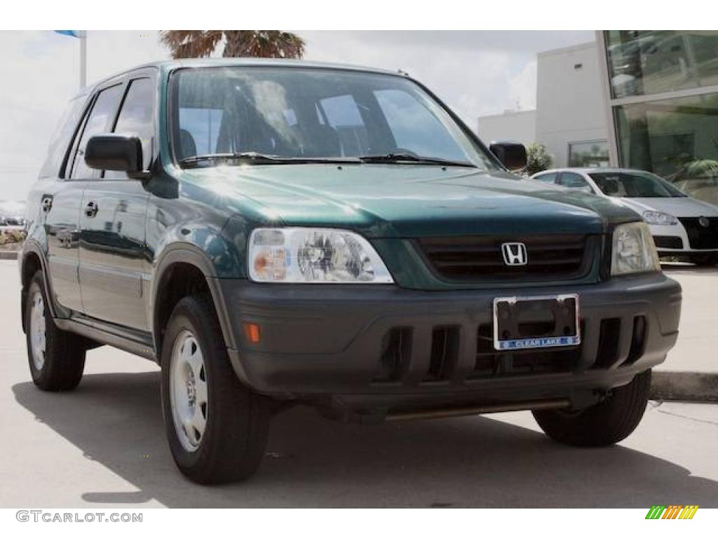 1999 CR-V LX 4WD - Clover Green Pearl / Charcoal photo #20