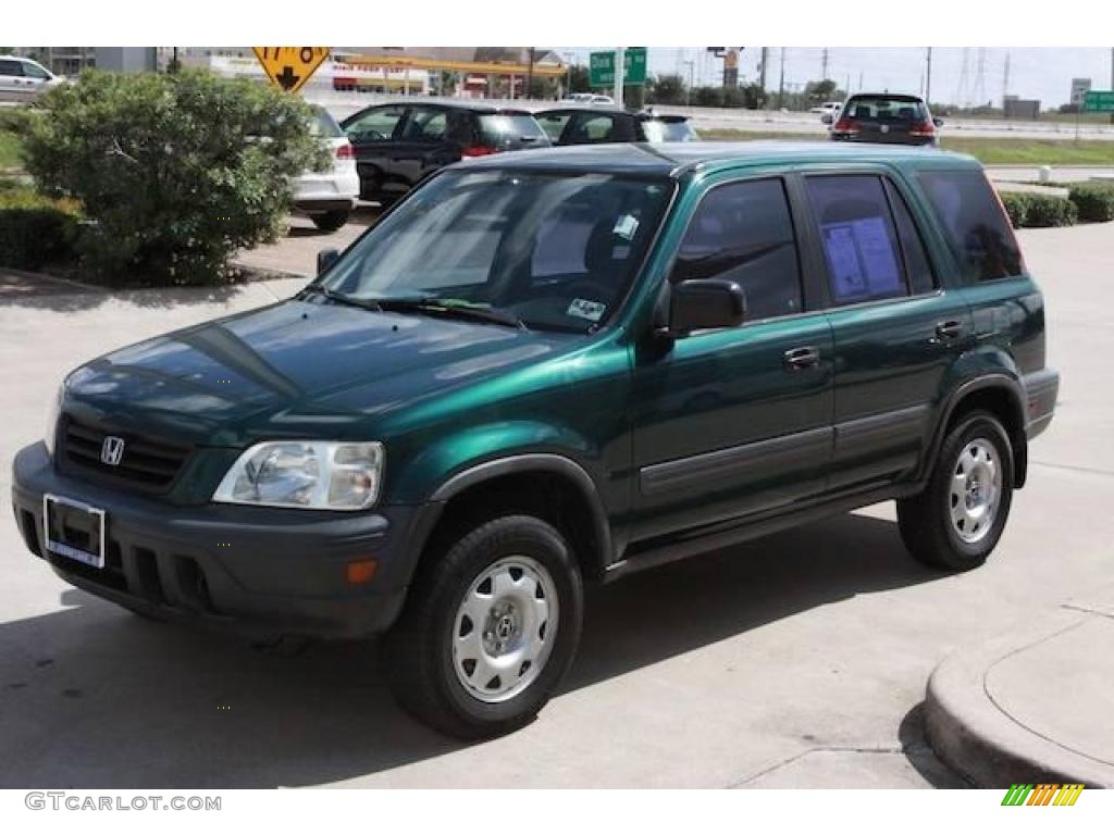 1999 CR-V LX 4WD - Clover Green Pearl / Charcoal photo #37