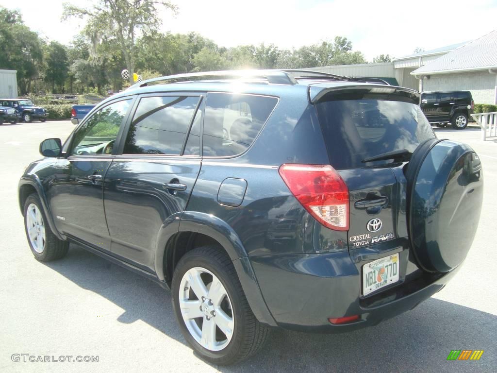 2008 RAV4 Sport - Black Forest Pearl / Dark Charcoal photo #3