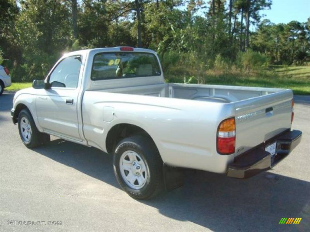 2004 Tacoma Regular Cab - Lunar Mist Metallic / Charcoal photo #3