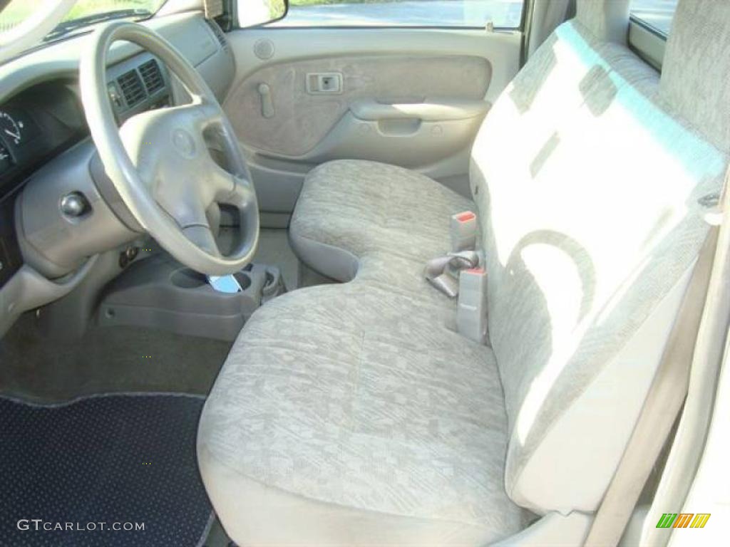 2004 Tacoma Regular Cab - Lunar Mist Metallic / Charcoal photo #4