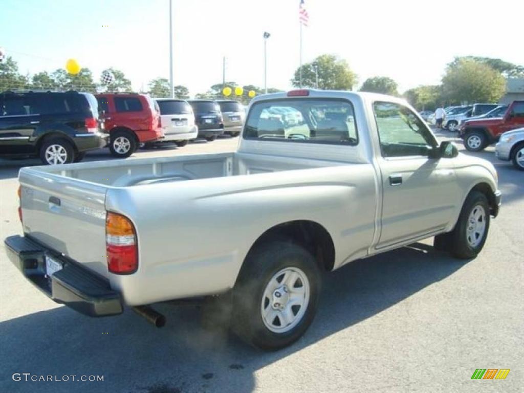 2004 Tacoma Regular Cab - Lunar Mist Metallic / Charcoal photo #7