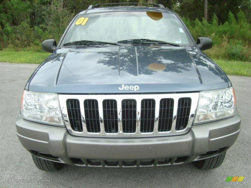 2001 Grand Cherokee Laredo - Steel Blue Pearl / Taupe photo #13
