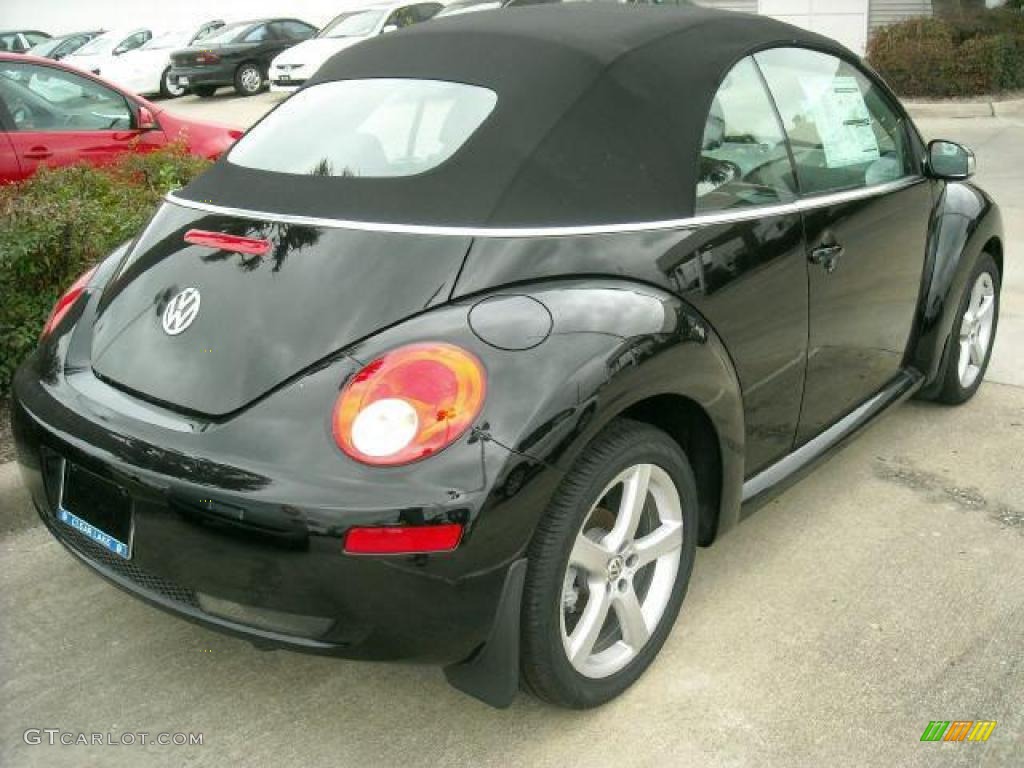2009 New Beetle 2.5 Convertible - Black / Black photo #2