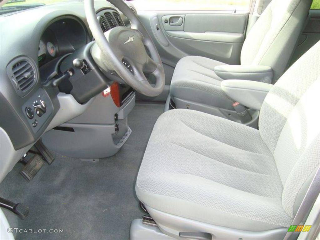 2007 Town & Country LX - Bright Silver Metallic / Medium Slate Gray photo #4