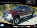 Dark Toreador Red Metallic - F250 Super Duty XLT Crew Cab 4x4 Photo No. 1