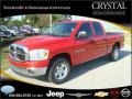 2007 Flame Red Dodge Ram 1500 SLT Quad Cab  photo #1