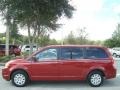 2009 Inferno Red Crystal Pearl Chrysler Town & Country LX  photo #2