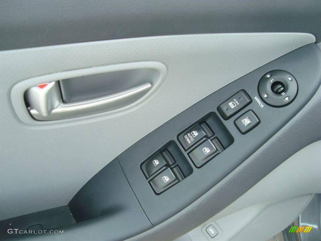 2008 Elantra GLS Sedan - Carbon Gray Metallic / Gray photo #16