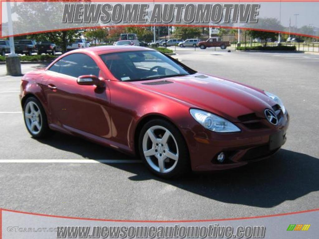 2006 SLK 280 Roadster - Firemist Red Metallic / Black photo #1