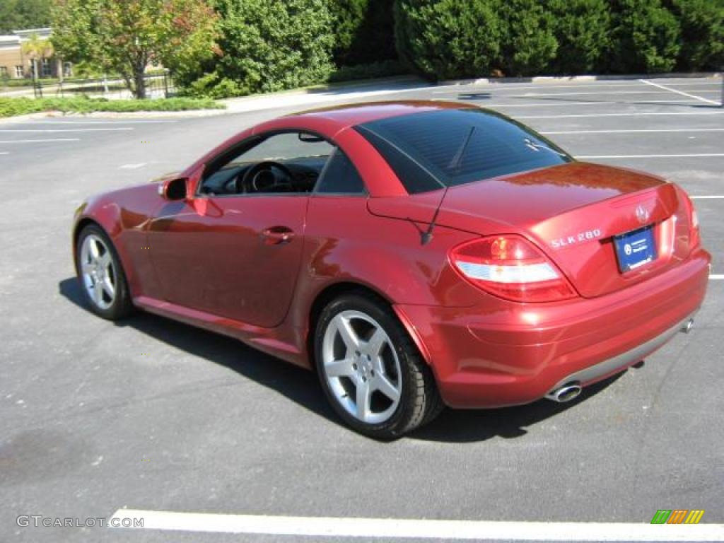 2006 Firemist Red Metallic MercedesBenz SLK 280 Roadster 20875046