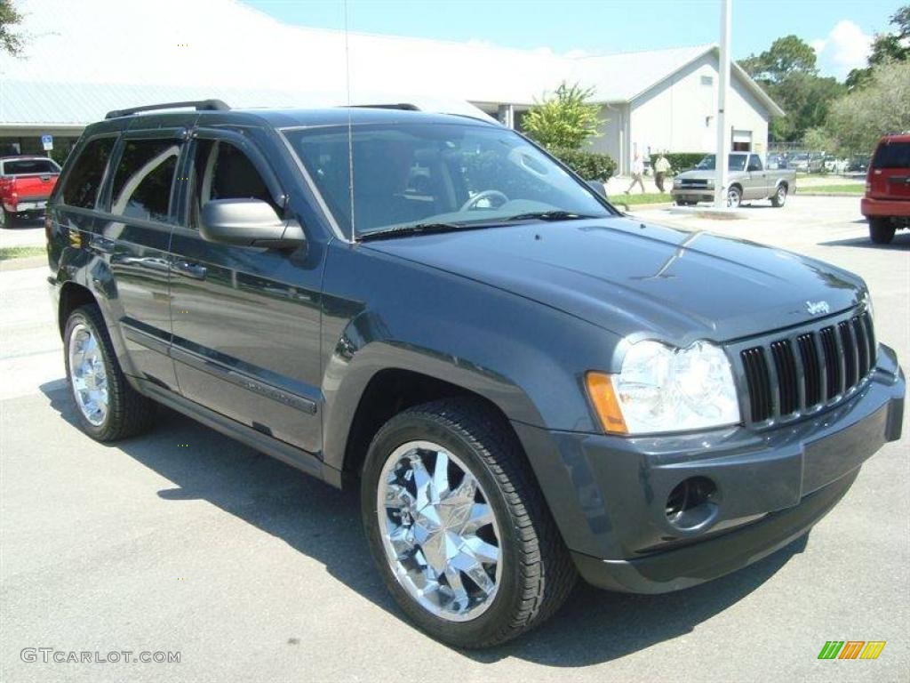 2007 Grand Cherokee Laredo - Steel Blue Metallic / Medium Slate Gray photo #11