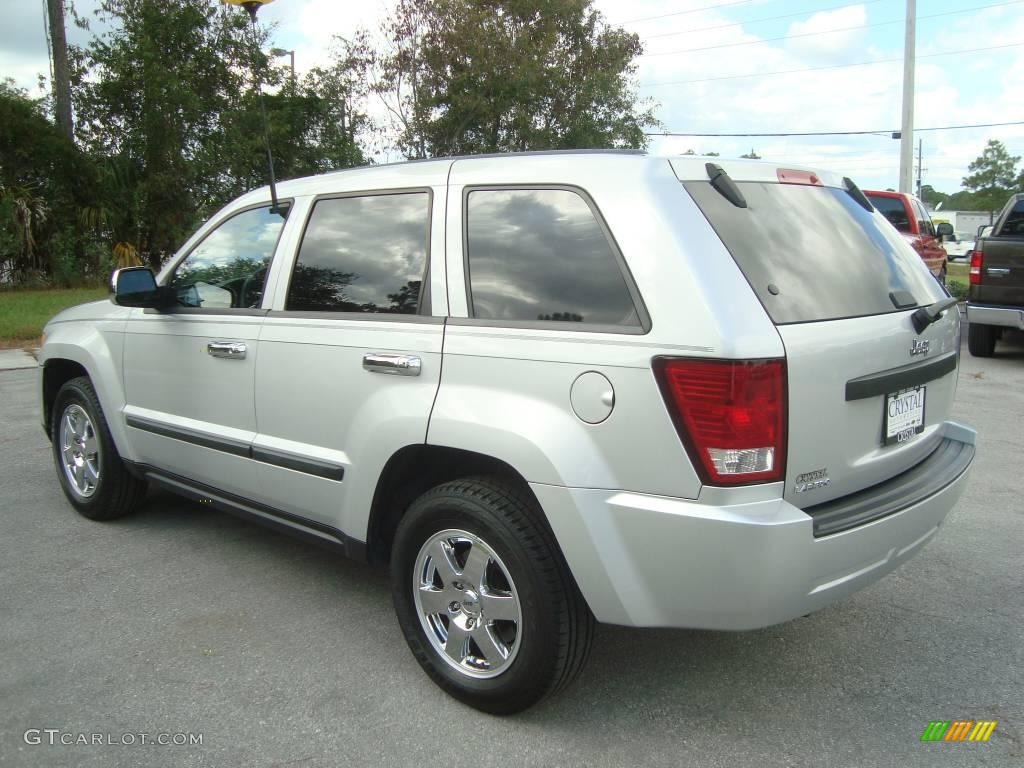 2008 Grand Cherokee Laredo - Bright Silver Metallic / Dark Slate Gray photo #3