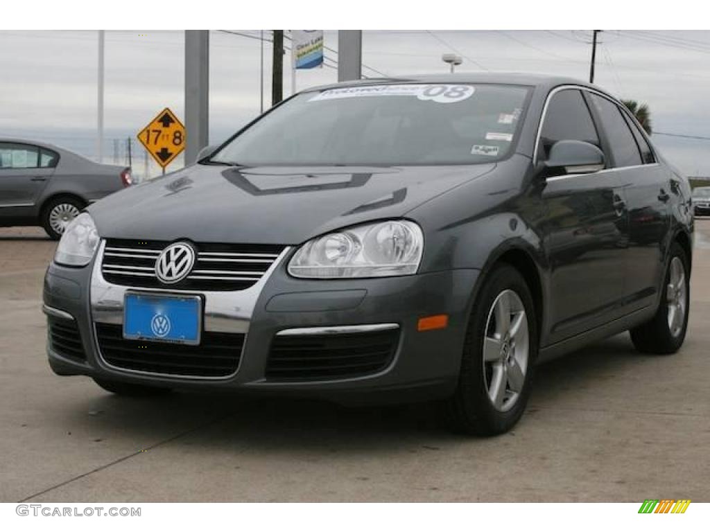 2008 Jetta SE Sedan - Platinum Grey Metallic / Art Grey photo #18