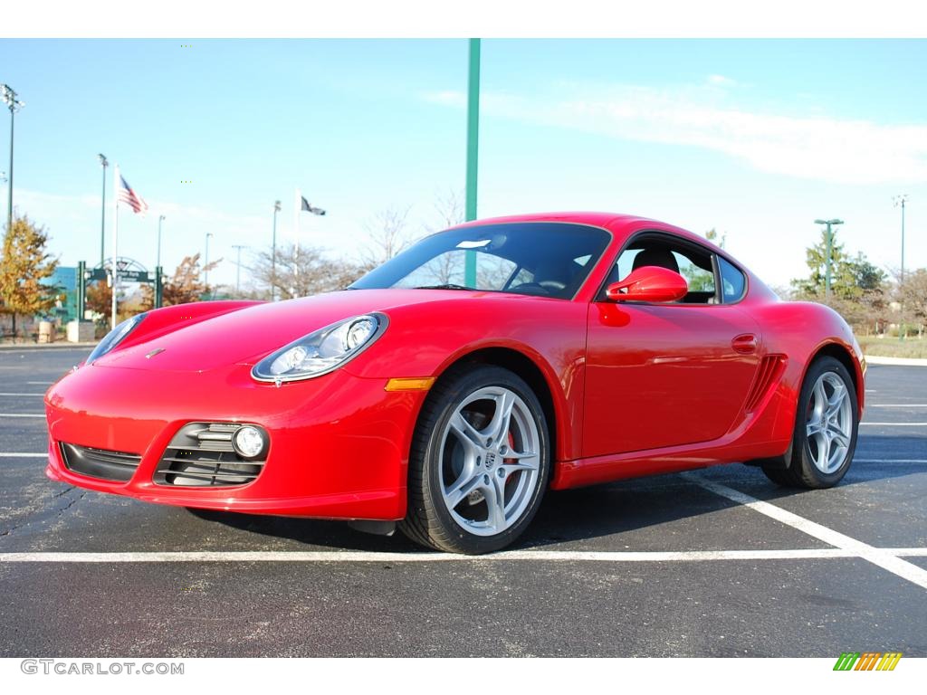 2010 Cayman S - Guards Red / Black photo #1
