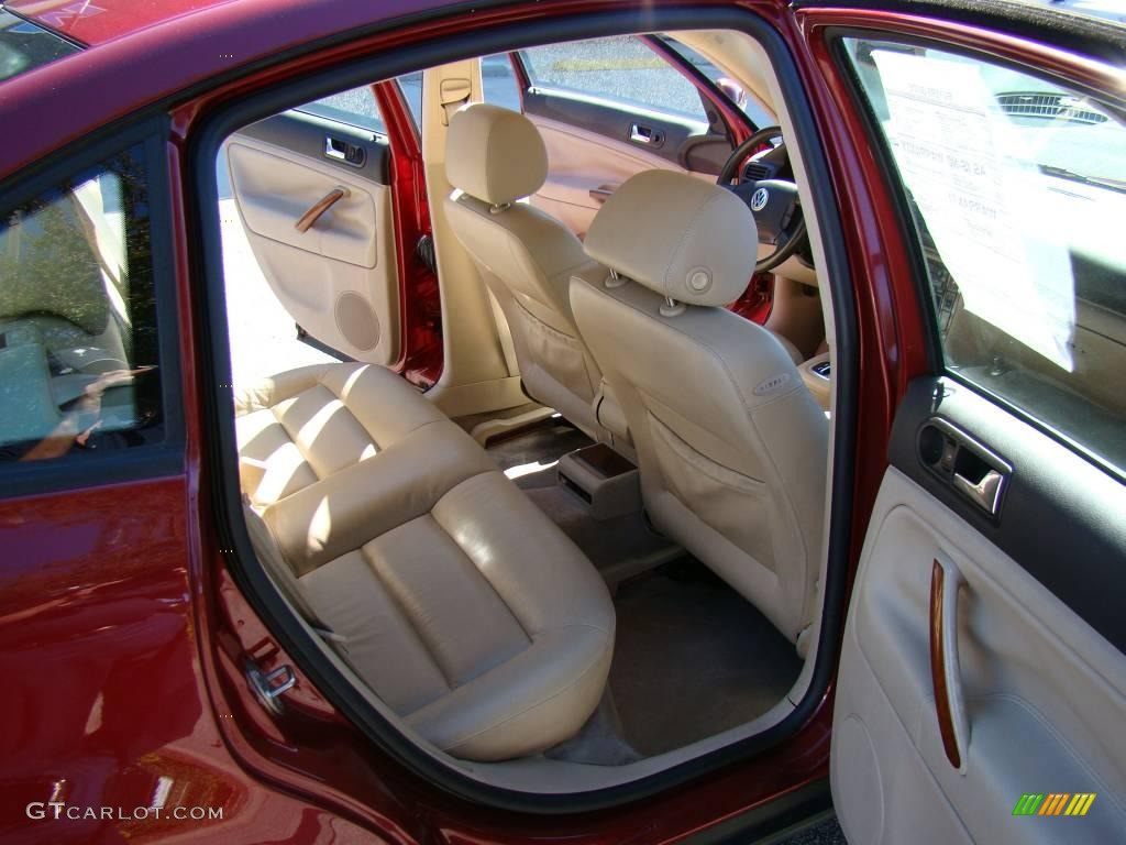2001 Passat GLX Sedan - Colorado Red Pearl / Beige photo #13