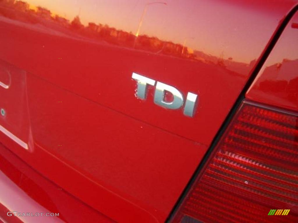 2003 Jetta GL TDI Sedan - Tornado Red / Black photo #15