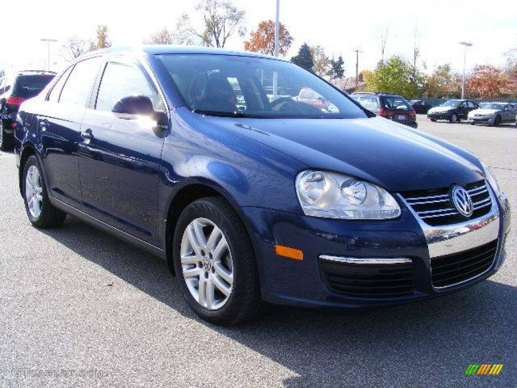 2007 Jetta 2.5 Sedan - Shadow Blue / Anthracite photo #7