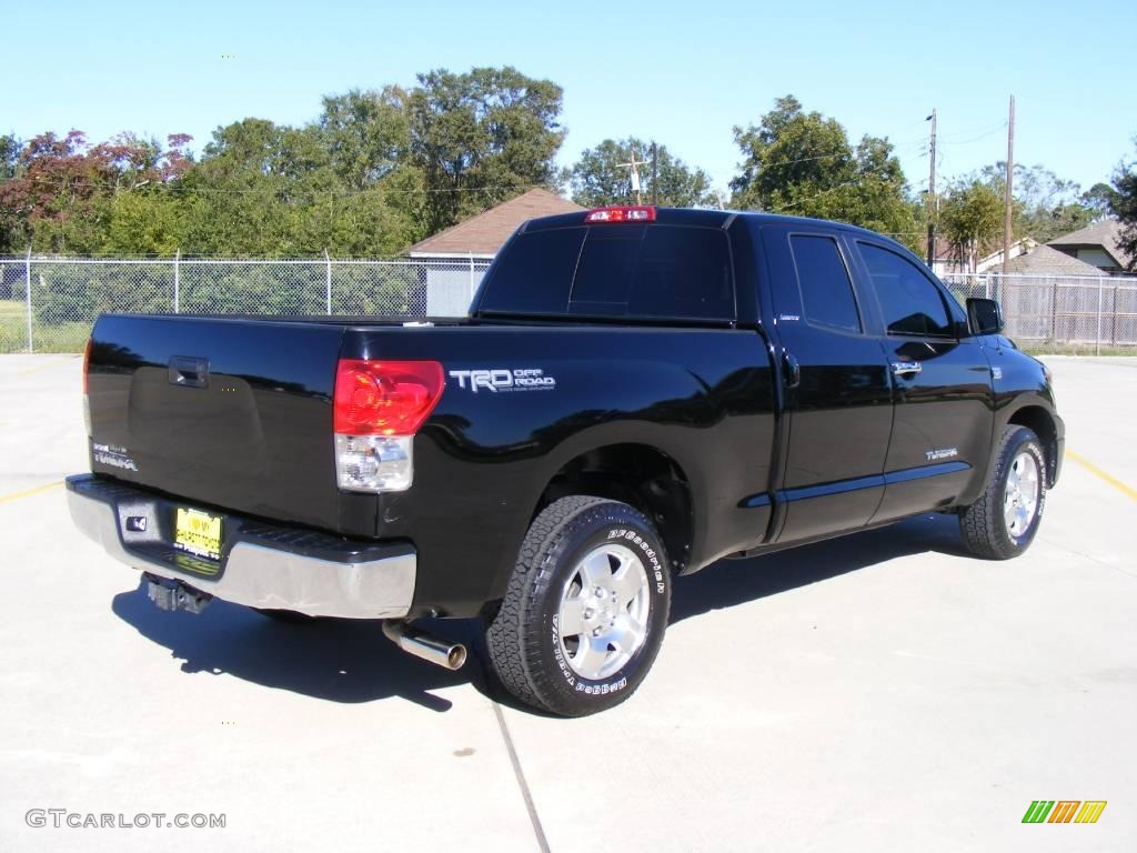 2007 Tundra Limited Double Cab - Black / Graphite Gray photo #3