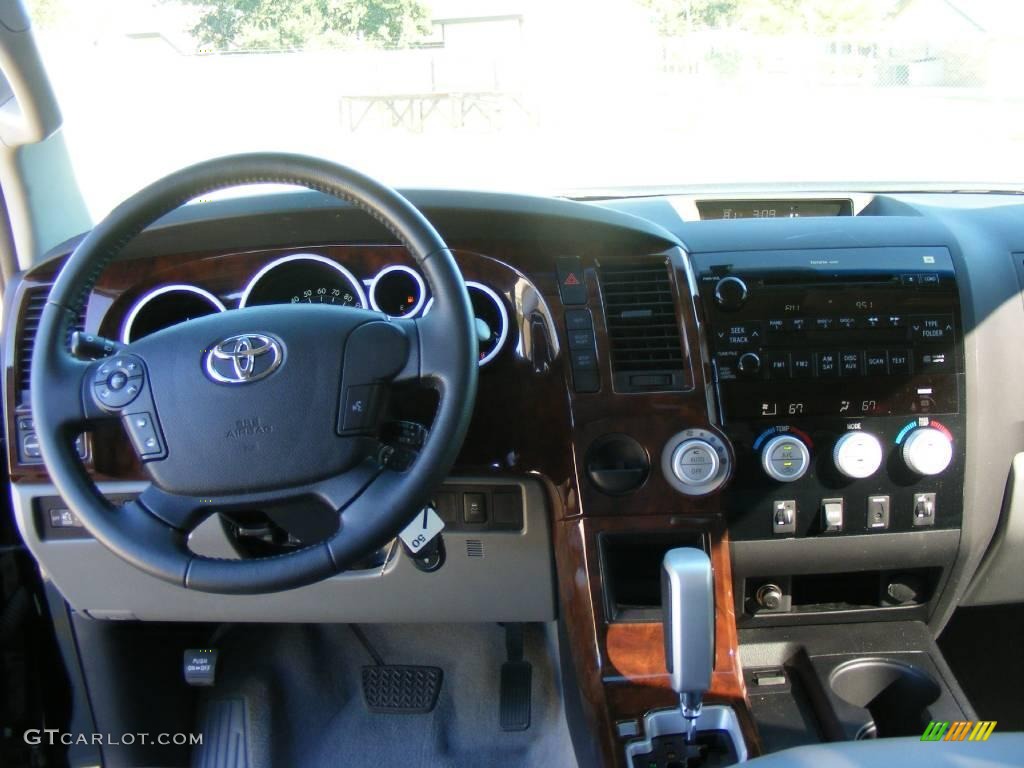 2007 Tundra Limited Double Cab - Black / Graphite Gray photo #40