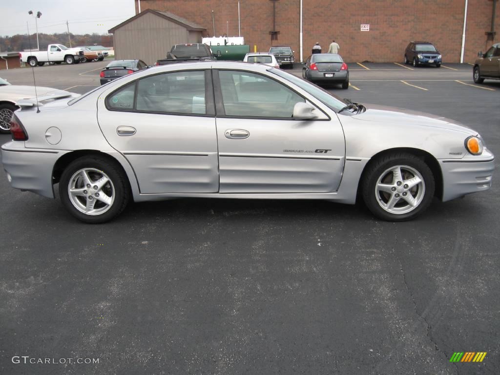 2000 Grand Am GT Sedan - Silvermist Metallic / Dark Pewter photo #2