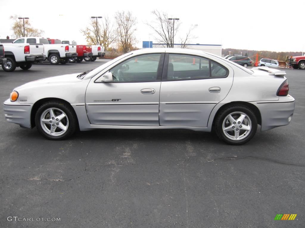2000 Grand Am GT Sedan - Silvermist Metallic / Dark Pewter photo #5