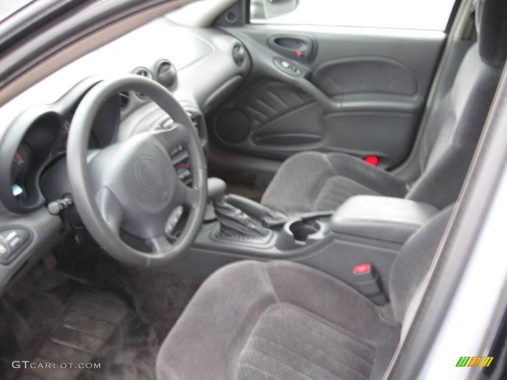 2000 Grand Am GT Sedan - Silvermist Metallic / Dark Pewter photo #8