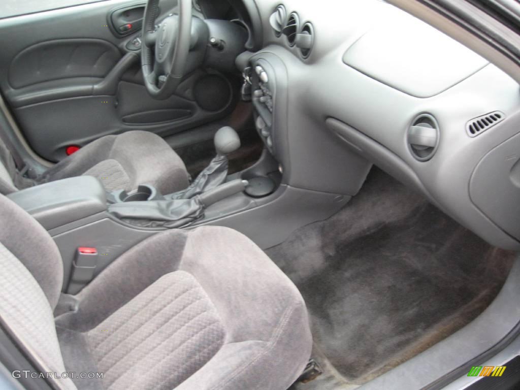 2000 Grand Am GT Sedan - Silvermist Metallic / Dark Pewter photo #12