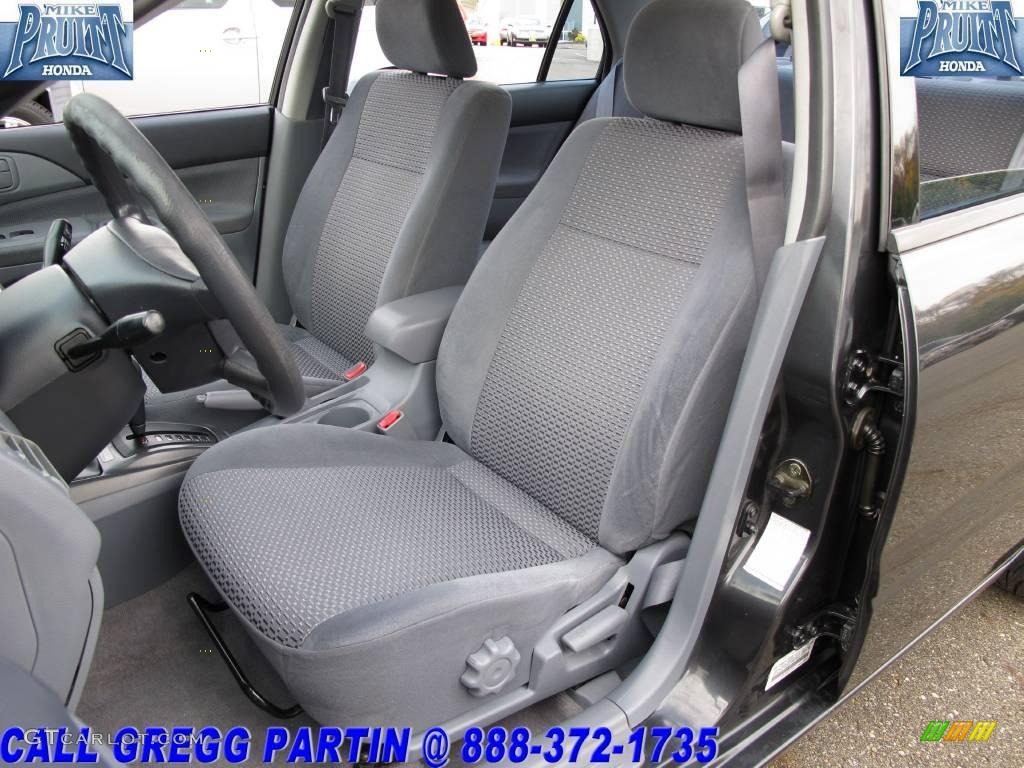 2002 Lancer ES - Thunder Gray Metallic / Gray photo #10