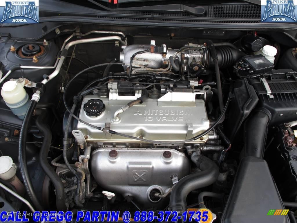 2002 Lancer ES - Thunder Gray Metallic / Gray photo #23
