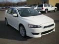 2010 Wicked White Metallic Mitsubishi Lancer GTS  photo #12