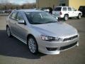 2010 Apex Silver Metallic Mitsubishi Lancer Sportback GTS  photo #12