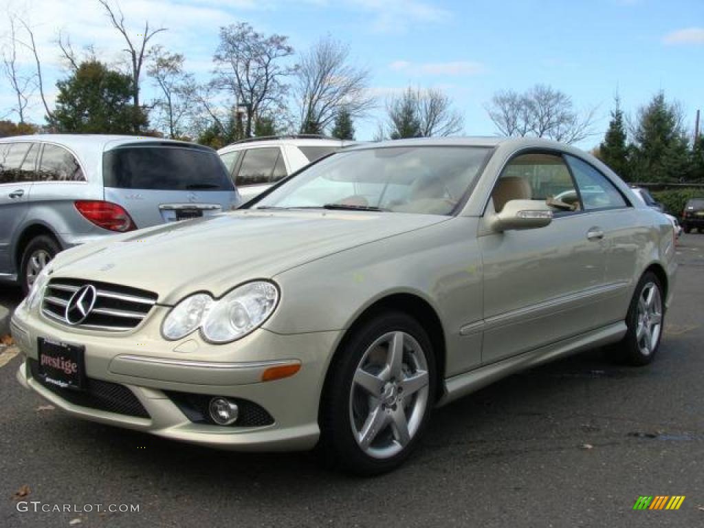 2006 CLK 500 Coupe - designo Silver Metallic / Stone photo #1