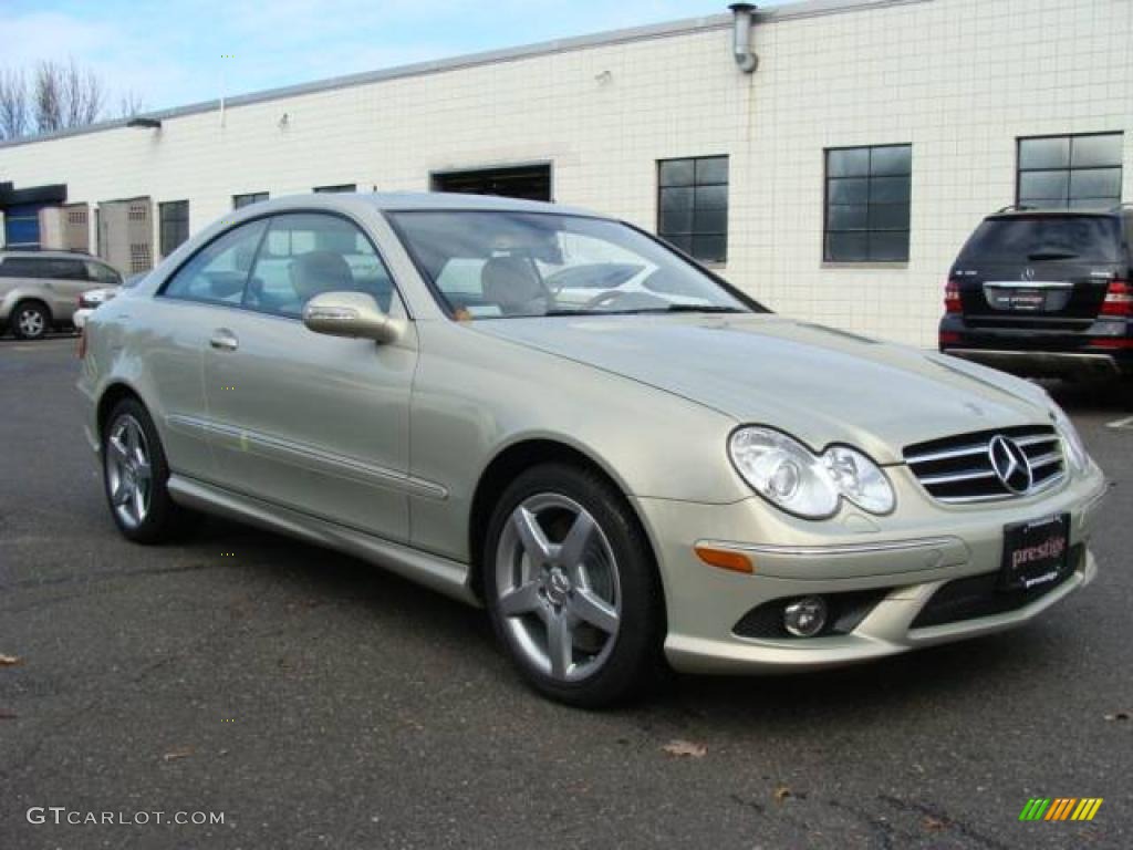 2006 CLK 500 Coupe - designo Silver Metallic / Stone photo #3