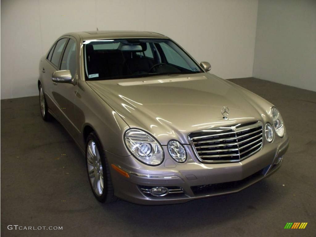 2007 E 550 4Matic Sedan - Pewter Metallic / Black photo #1