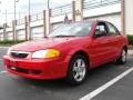1999 Classic Red Mazda Protege ES  photo #1