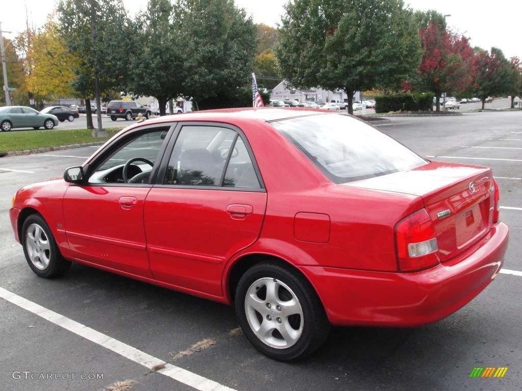 1999 Protege ES - Classic Red / Gray photo #4
