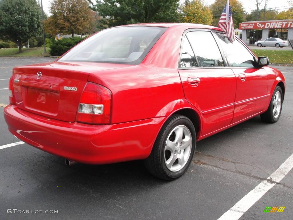 1999 Protege ES - Classic Red / Gray photo #6