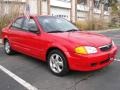 1999 Classic Red Mazda Protege ES  photo #8