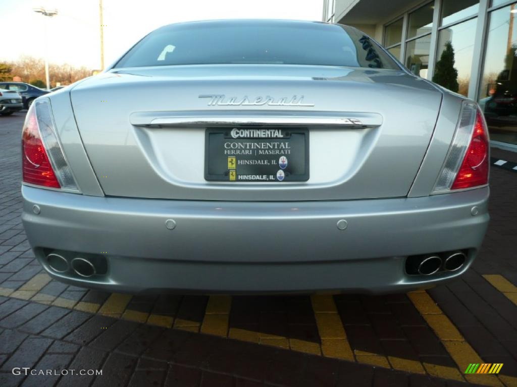 2007 Quattroporte Sport GT DuoSelect - Grigio Touring Metallic (Silver) / Nero photo #11