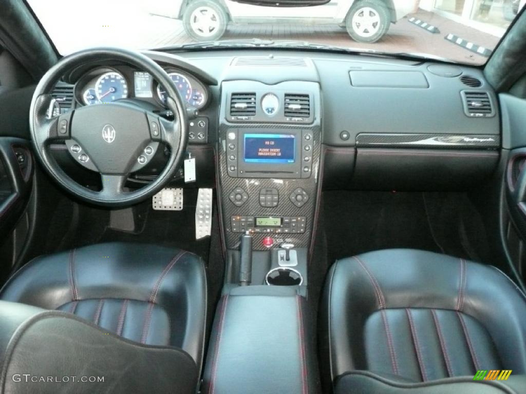 2007 Maserati Quattroporte Sport GT DuoSelect Nero Dashboard Photo #20930499
