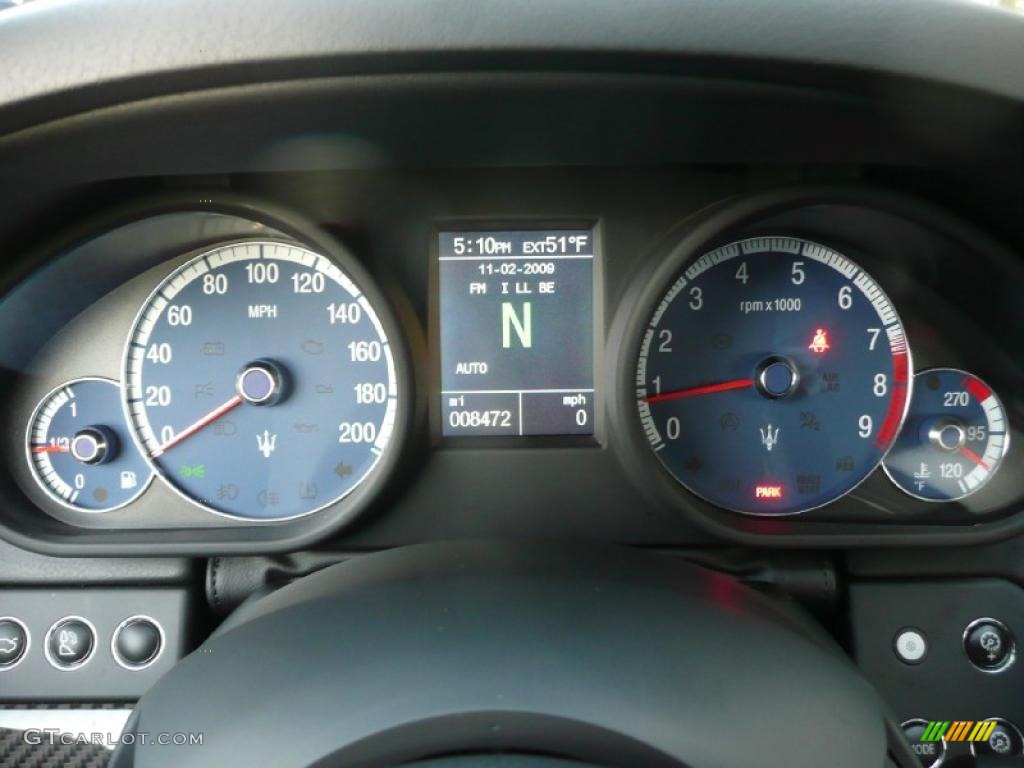 2007 Maserati Quattroporte Sport GT DuoSelect Gauges Photo #20930507