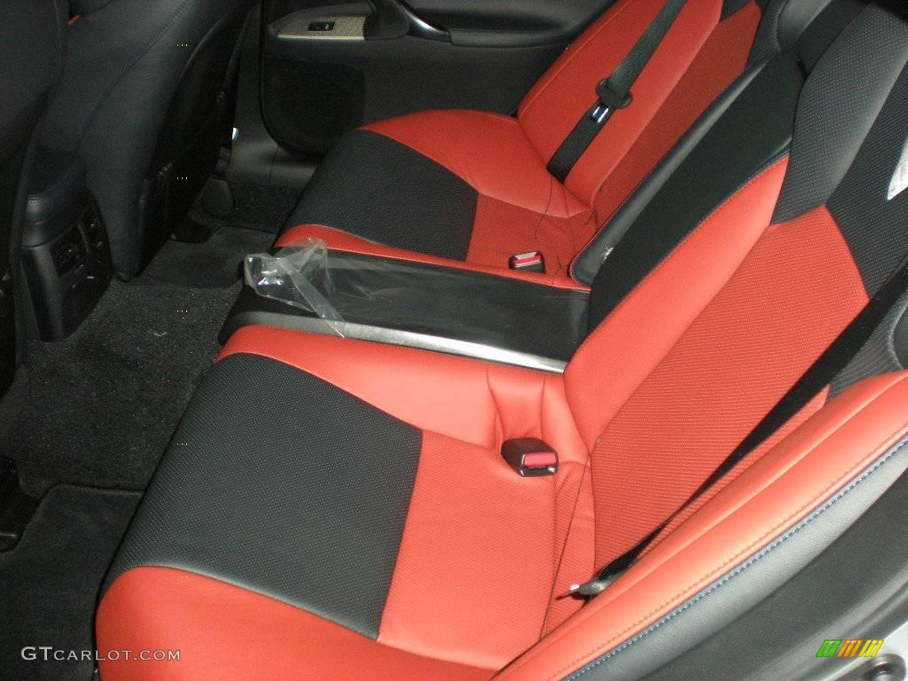 2010 Lexus IS F Rear Seat Photo #20931181