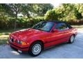 1995 Bright Red BMW 3 Series 318i Convertible  photo #2
